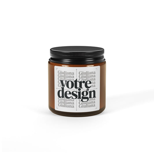 Bougie en Cire de Soja Personnalisée