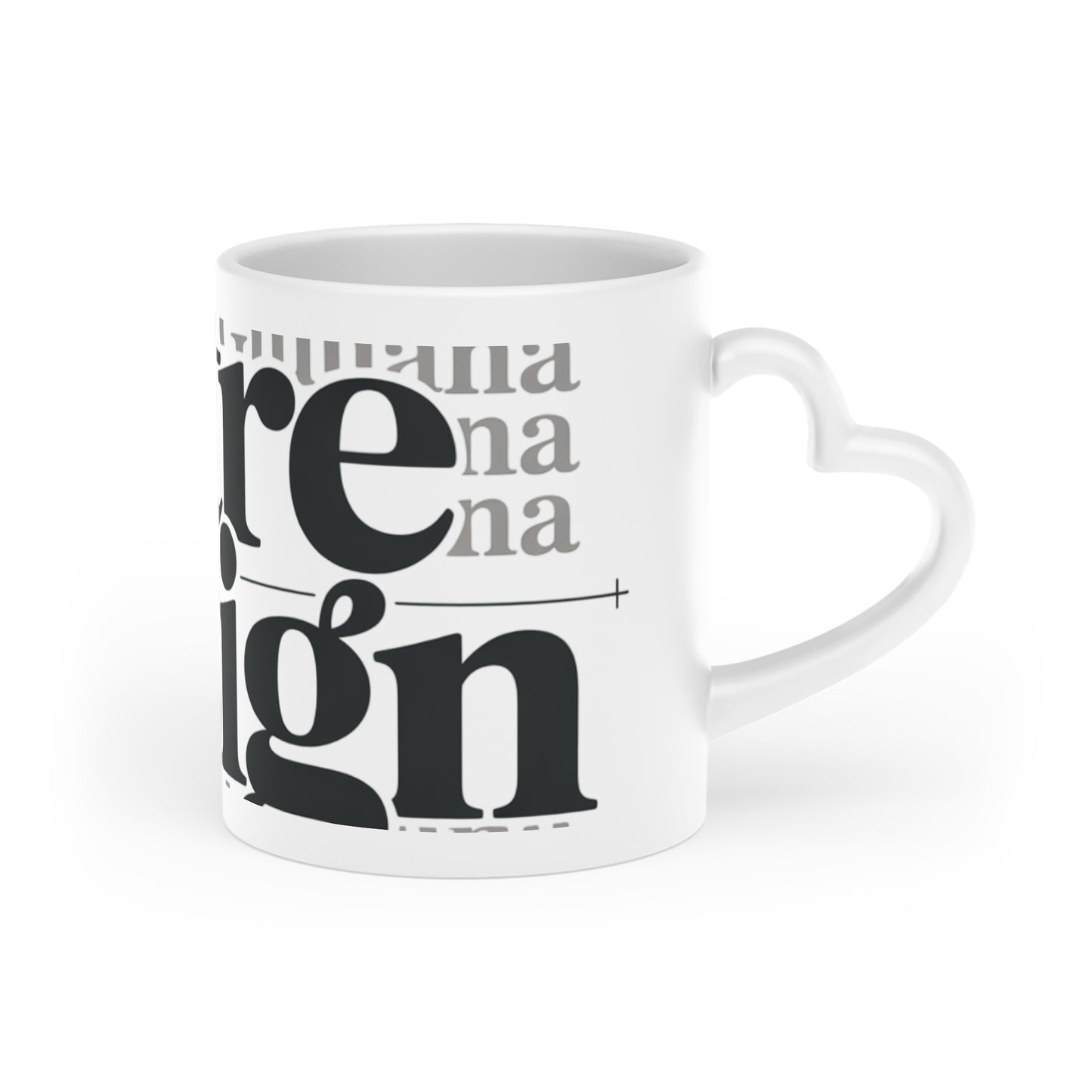 Mug Cœur Personnalisé