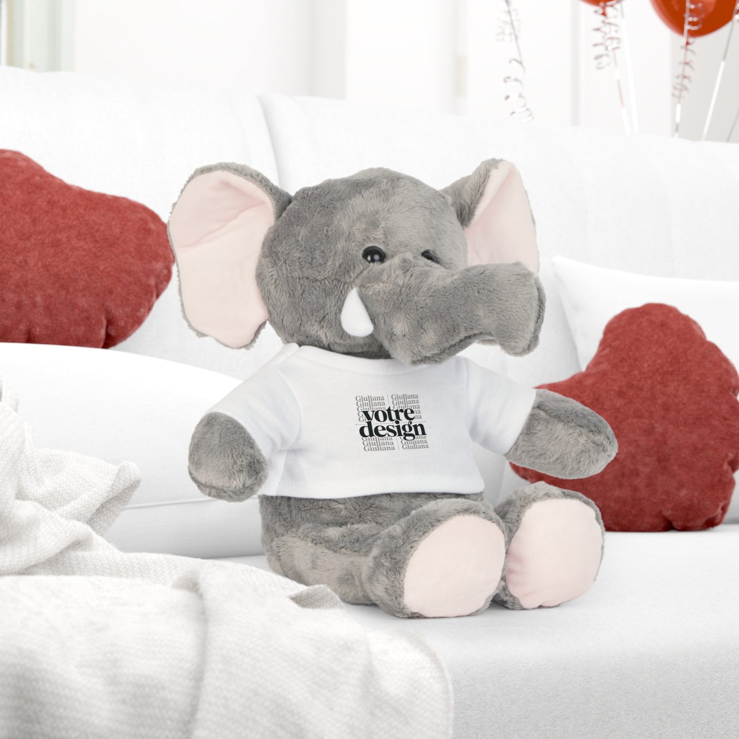 Peluche Éléphant Personnalisé