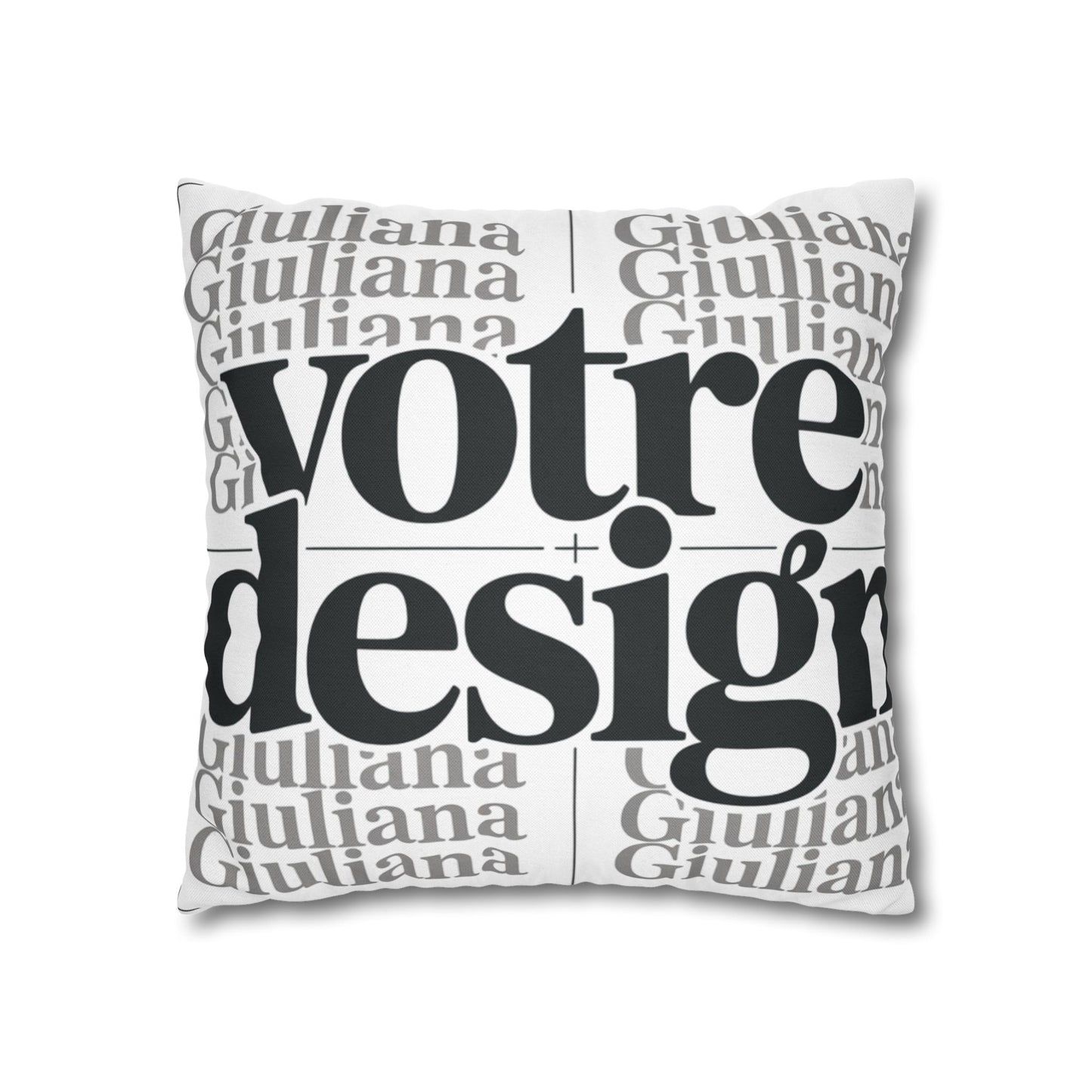 Housse de Coussin Personnalisée
