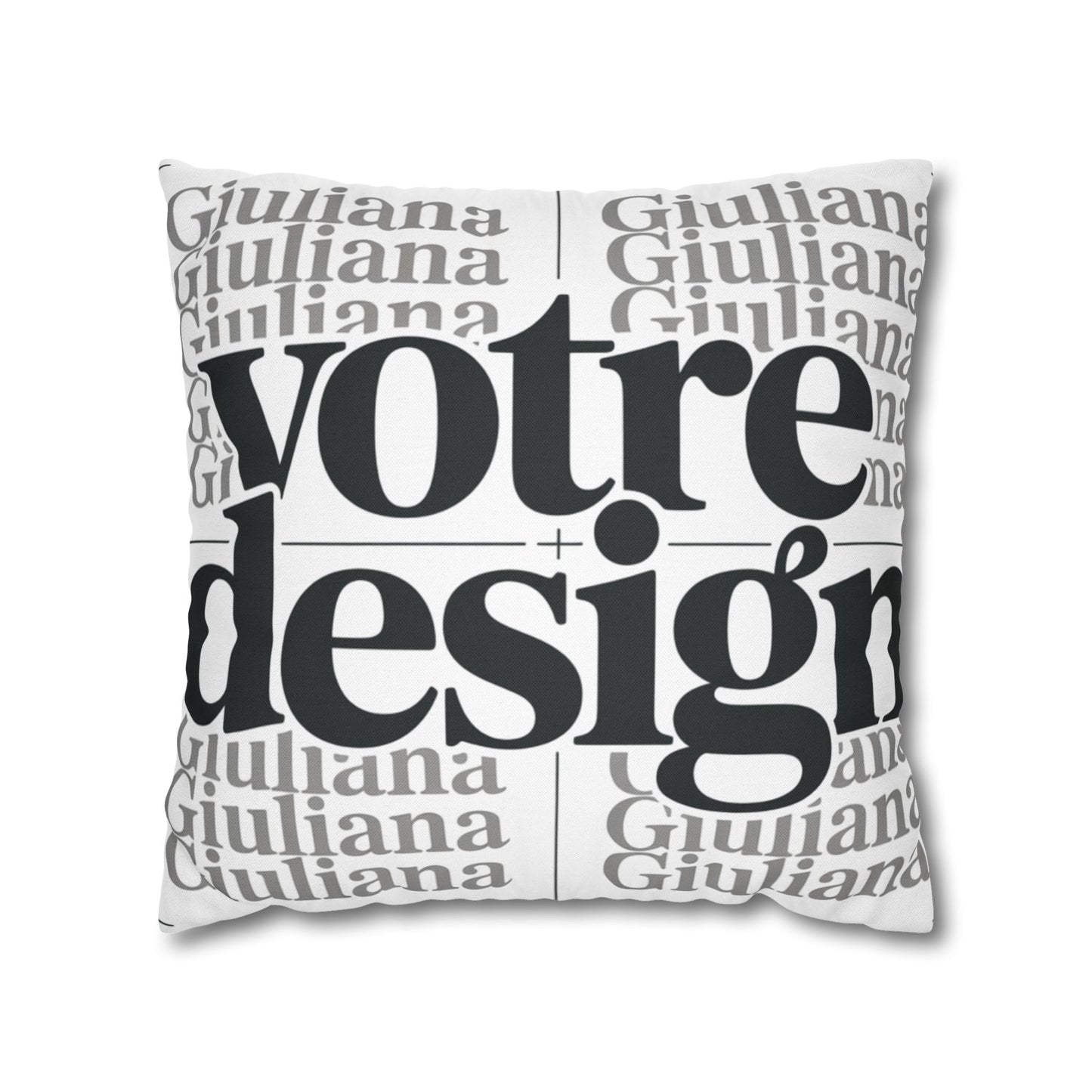 Housse de Coussin Personnalisée