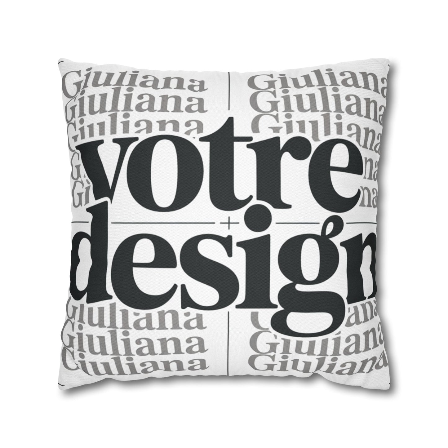 Housse de Coussin Personnalisée