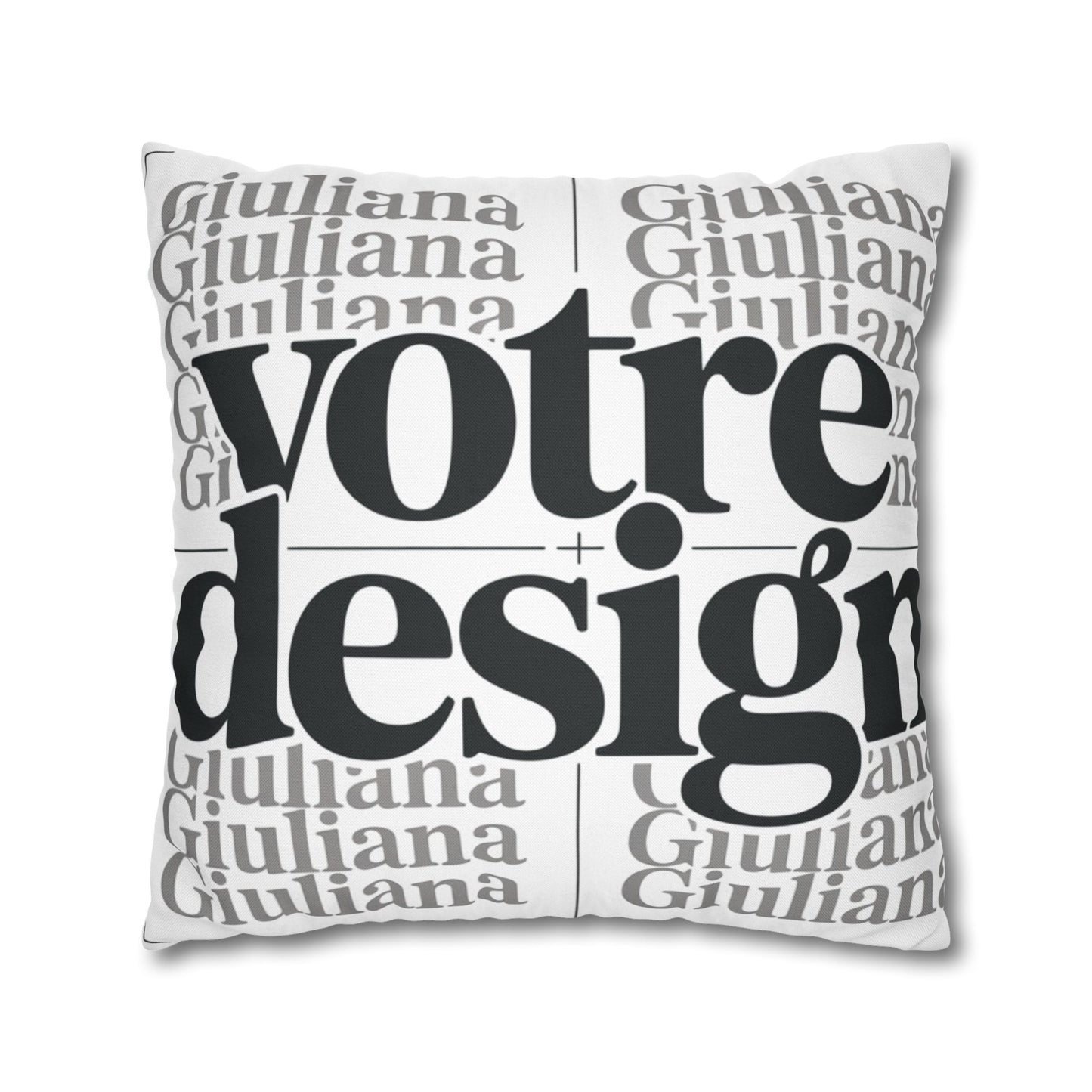 Housse de Coussin Personnalisée