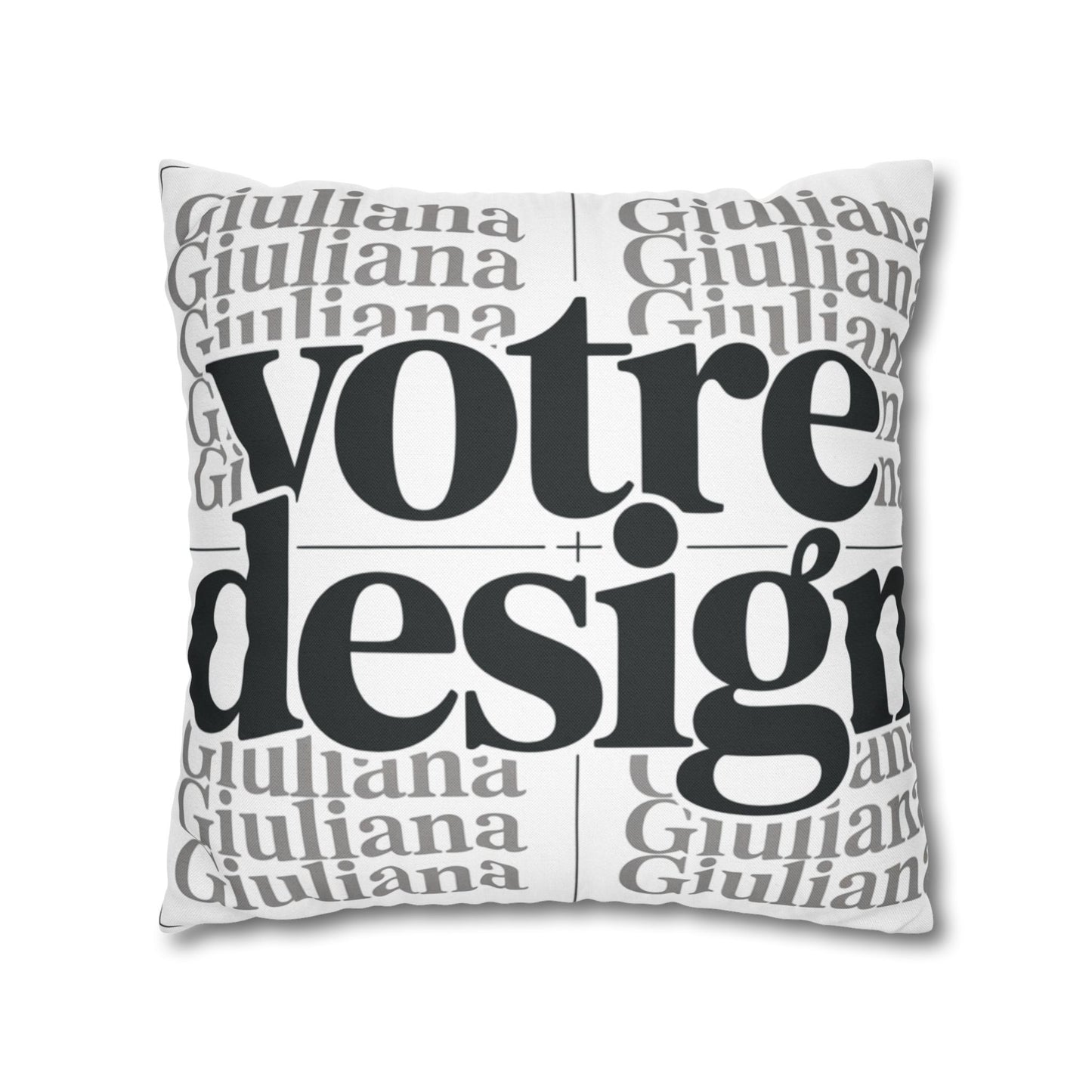 Housse de Coussin Personnalisée