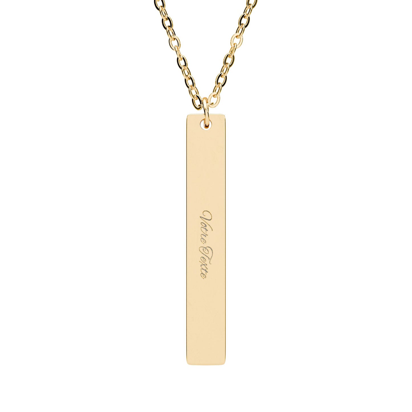 Collier Personnalisé Vertical