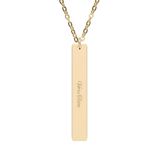 Collier Personnalisé Vertical